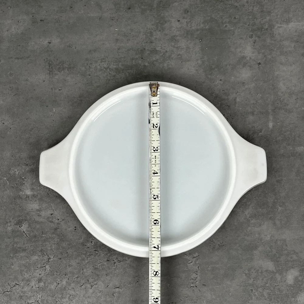 Vintage Pyrex Brown Round Casserole Lid 24-C 6 Tab Handle Replacement 7.5in‎